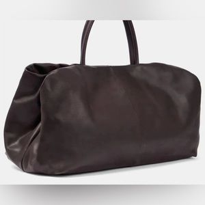 The Row Chocolate Leather bag